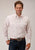 Roper Mens 55/45 Floral Red/White Cotton Blend L/S Shirt