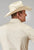 Roper Mens Solid Broadcloth Warm Ecru Cotton Blend L/S Shirt