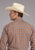 Roper Mens 2411 Plaid Rust Cotton Blend L/S Shirt