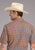 Roper Mens 2411 Plaid Rust Cotton Blend S/S Shirt