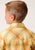 Roper Kids Boys 1511 Plaid Yellow/Tangerine Cotton Blend L/S Shirt
