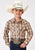 Roper Kids Boys 1970 Plaid Brown Cotton Blend L/S Shirt