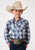 Roper Kids Boys 1973 Americana Plaid Grey Cotton Blend L/S Shirt