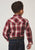 Roper Kids Boys 1974 Plaid Red Cotton Blend L/S Shirt