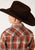 Roper Kids Boys 1213 Plaid Rust/Cream Cotton Blend L/S Shirt