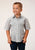 Roper Kids Boys 1626 Mini Floral Blue Cotton Blend S/S Shirt