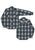 Roper Womens 1509 Large Scale Plaid Navy/Grey Cotton Blend L/S Shirt