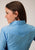 Roper Womens 1551 Broadcloth Heritage Blue Poly/Cotton L/S Shirt