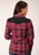Roper Womens 820 Bright Plaid Red Cotton Blend Retro L/S Shirt