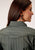 Roper Womens Floral Tone on Tone Grey Poly/Cotton L/S Shirt