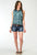 Roper Womens 1967 Ocean Plaid Blue Cotton Blend S/L Shirt
