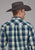 Roper Mens 2183 Contrast Dobby Blue 100% Cotton L/S Shirt