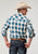 Roper Mens 1892 Arrow Dobby Blue 100% Cotton L/S Shirt