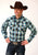 Roper Mens Arrow Plaid Brown 100% Cotton L/S Shirt