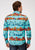 Roper Mens 1900 Hawaiian Blue 100% Cotton 1 Pkt L/S Shirt