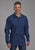 Roper Mens 2177 Aztecs Blue 100% Cotton L/S Shirt