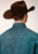 Roper Mens Turquoise 100% Cotton Agave Paisley L/S Shirt