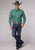 Roper Mens 2018 Jade Paisley Green 100% Cotton L/S Shirt