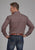 Roper Mens Ginger Foulard Brown 100% Cotton L/S Shirt