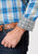 Roper Mens 1942 Chicory Ombre Blue 100% Cotton L/S Shirt