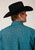 Roper Mens Black Fill Teal 100% Cotton L/S Shirt