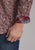 Roper Mens 2242 Sangria Paisley Wine 100% Cotton 1 Pkt L/S Shirt