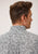 Roper Mens White 100% Cotton Line Paisley BD L/S 1 Pkt Shirt