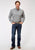 Roper Mens Western Foulard Tan 100% Cotton L/S Shirt