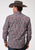 Roper Mens Red River Paisley Red 100% Cotton L/S Shirt