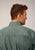 Roper Mens Olive Foulard Green 100% Cotton L/S Shirt
