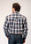 Roper Mens West Plaid Black 100% Cotton L/S Shirt