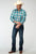 Roper Mens 1939 Waters Edge Multi-Color 100% Cotton Btn L/S Shirt