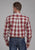 Roper Mens 57 Chevy Plaid Red/White 100% Cotton 1 Pkt L/S Shirt
