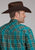 Roper Mens Real Plaid Teal 100% Cotton Tall L/S Shirt