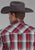 Roper Mens 2248 Plaid Wine/Smoke 100% Cotton Tall L/S Shirt