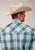 Roper Mens Meadow Plaid Green 100% Cotton Tall L/S Shirt