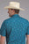 Roper Mens Denim Paisley Print Blue 100% Cotton S/S Shirt