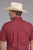 Roper Mens Geo Print Red 100% Cotton S/S Shirt