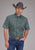Roper Mens 2382 Dusk Paisley Blue 100% Cotton S/S Shirt