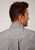 Roper Mens Grey Cotton Blend 1 Pocket BD S/S Shirt