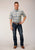 Roper Mens 1552 Sandy Plaid Tan 100% Cotton Btn S/S Shirt