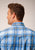Roper Mens Cornflower Plaid Blue 100% Cotton S/S Shirt