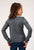 Roper Girls Horse in Tutu Grey Poly/Rayon L/S T-Shirt