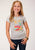 Roper Kids Girls Guitar Music Grey Poly/Rayon S/S T-Shirt