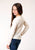 Roper Kids Girls Kitty Up White Poly/Rayon L/S T-Shirt