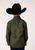 Roper Boys Drybrush Diamonds Green 100% Cotton L/S Shirt