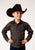 Roper Boys Diamond Medallion Brown 100% Cotton L/S Shirt