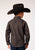 Roper Boys Diamond Medallion Brown 100% Cotton L/S Shirt