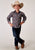 Roper Kids Boys 1935 River Paisley Red 100% Cotton L/S Shirt