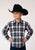 Roper Boys West Plaid Black 100% Cotton L/S Shirt
